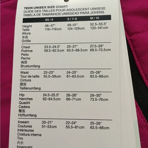 The North Face Teen Hybrid Jacket Fuschia Pink NWT - Picture 8 of 8